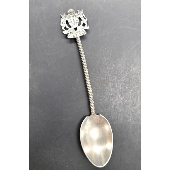 RARE Vintage Federation of Malaya Collectors Spoon Silver Teaspoon BT1068 - Picture 1 of 5